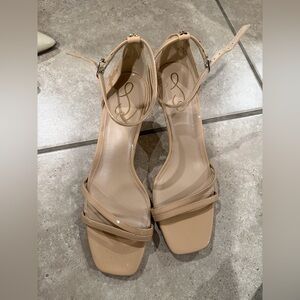 Sam Edelman Nude Strappy Heels size11 (S-Display) some sticker residue